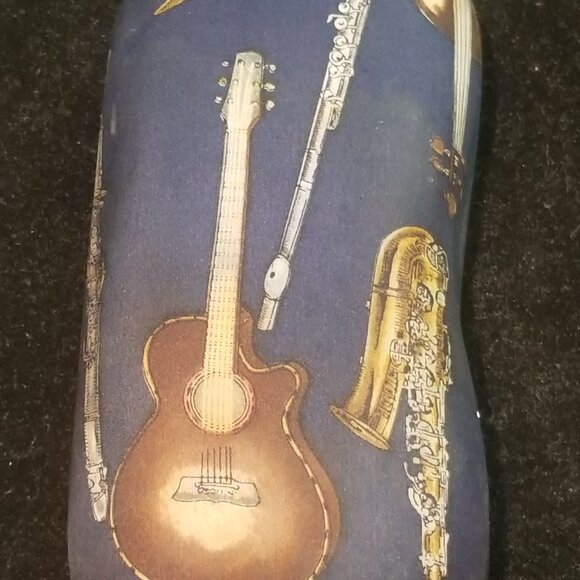 Vintage Nicole Miller Eyeglass Case - Musical Instruments Design - Picture 6 of 6